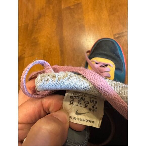 Men’s Nike Air Force 1 multi color sneakers size 8.5 - Picture 5 of 7